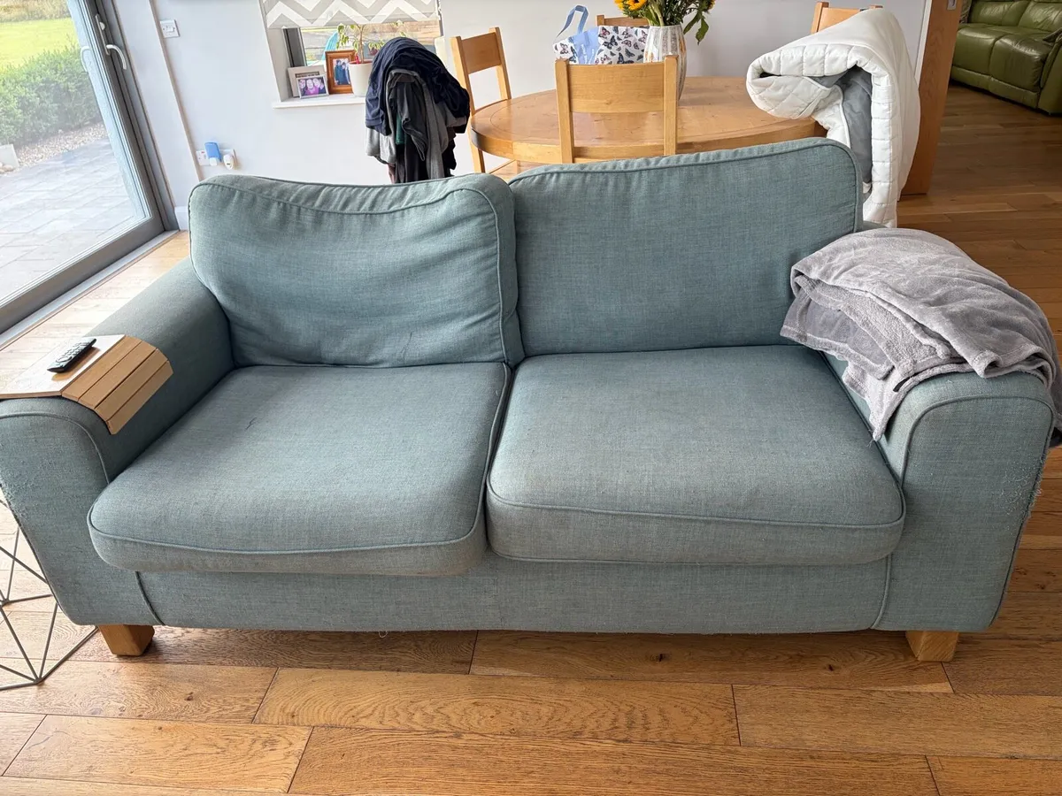 Two Matching Three Seater Sofas. Good Condition - Image 4