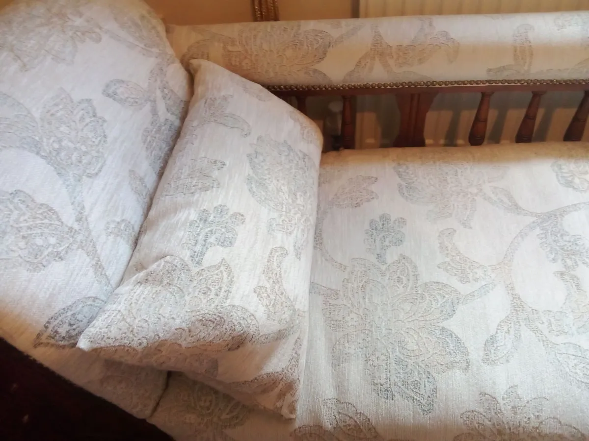 Antique Victorian oak chaise longue - Image 4