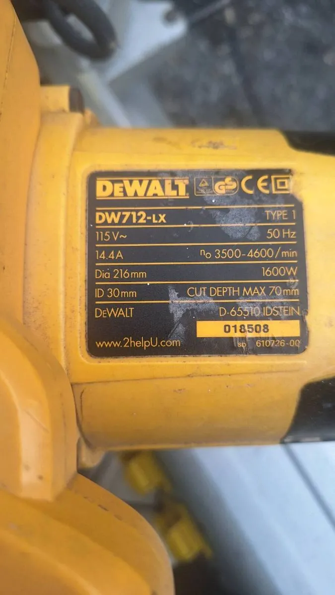 Dewalt mitre saw - Image 1
