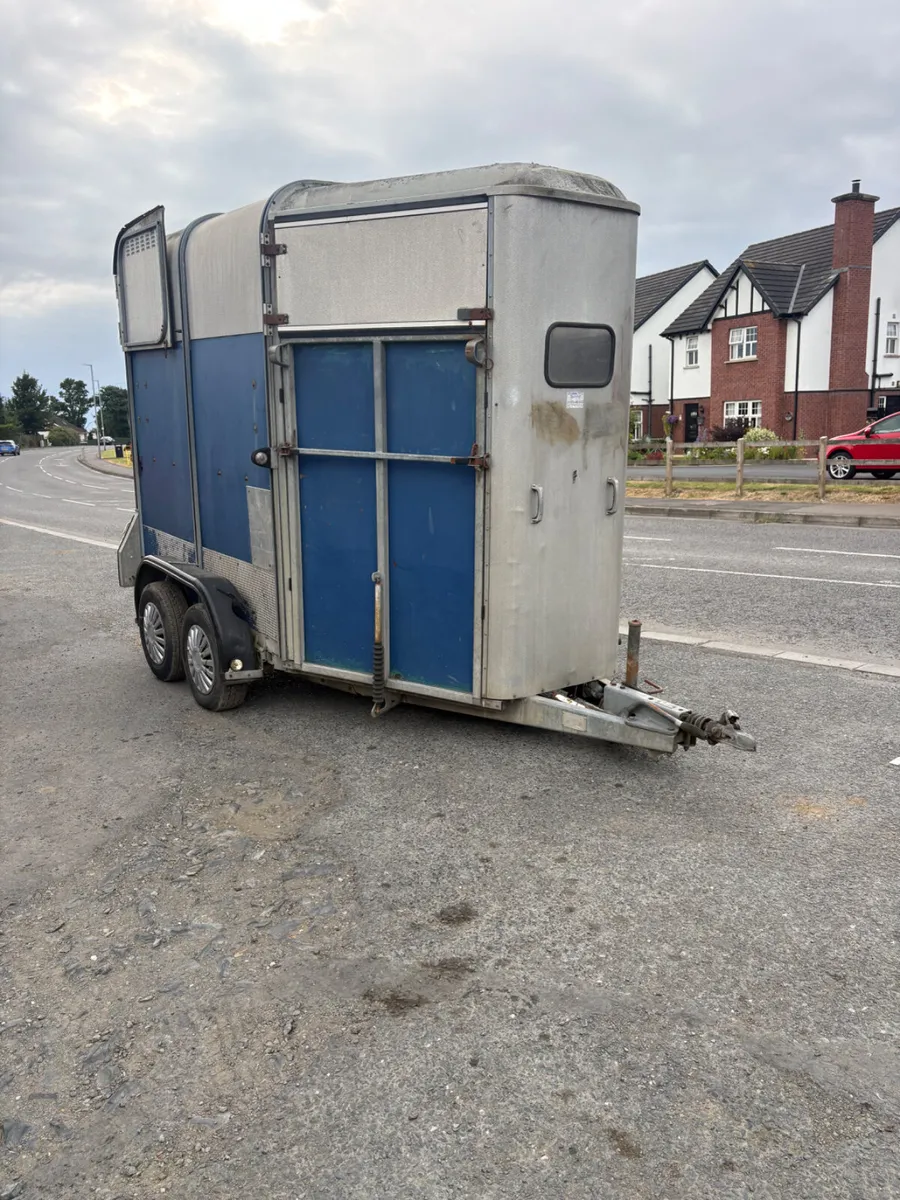 Ifor Williams 505 blue horse box - Image 1