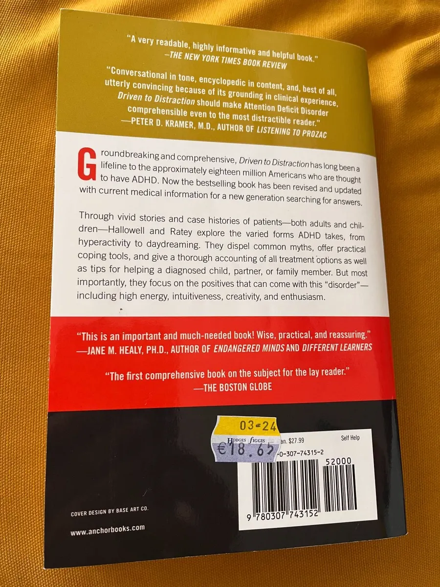 Driven to Distraction ADHD Book - Image 2