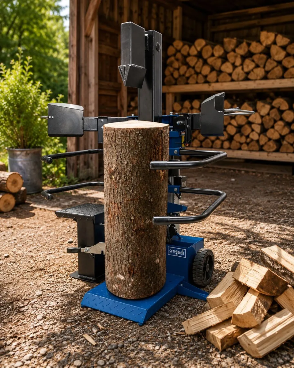 8 Ton Electric Vertical Log Splitter 3150W 230V - Image 2