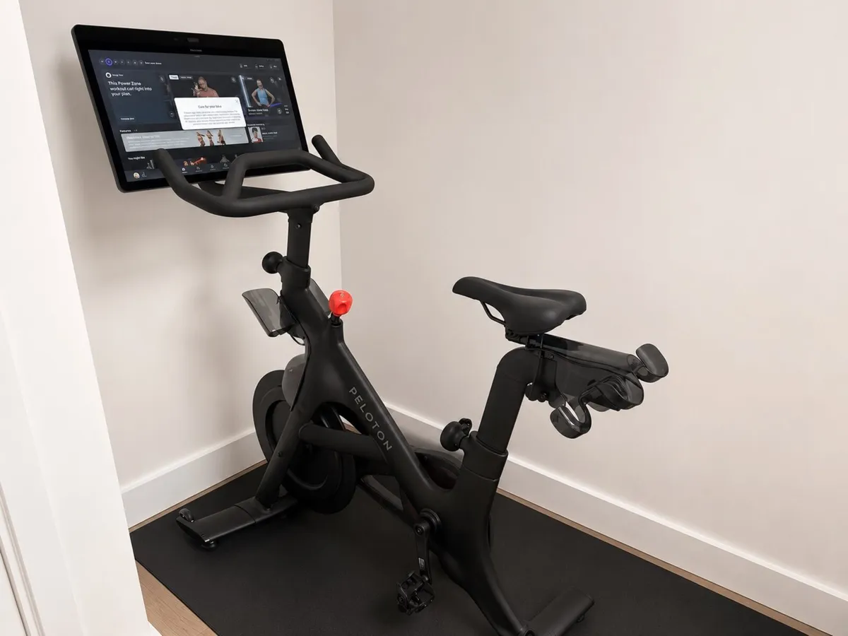 Peloton Bike+ | Includes Mat & Peloton Shoes - Image 1