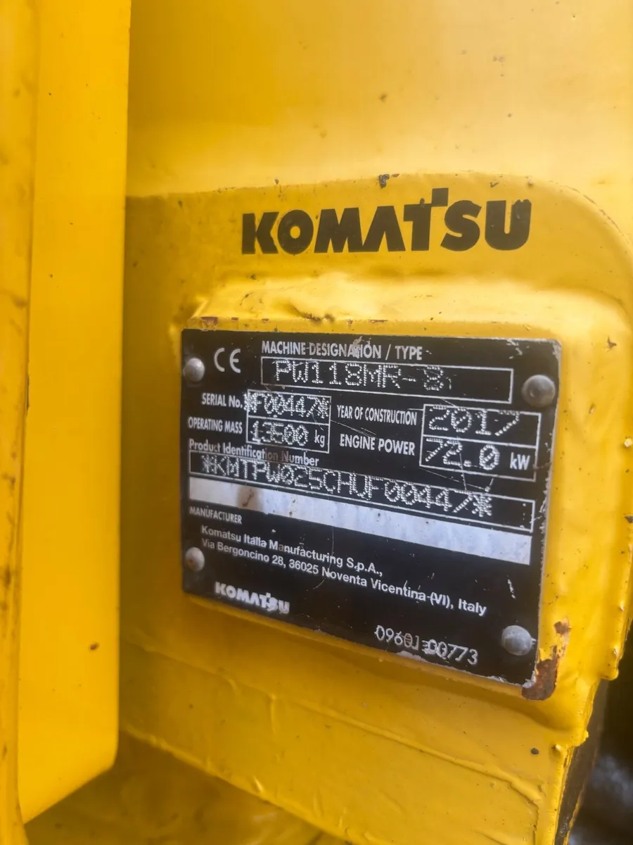 Komatsu pw118mr-8 - Image 2