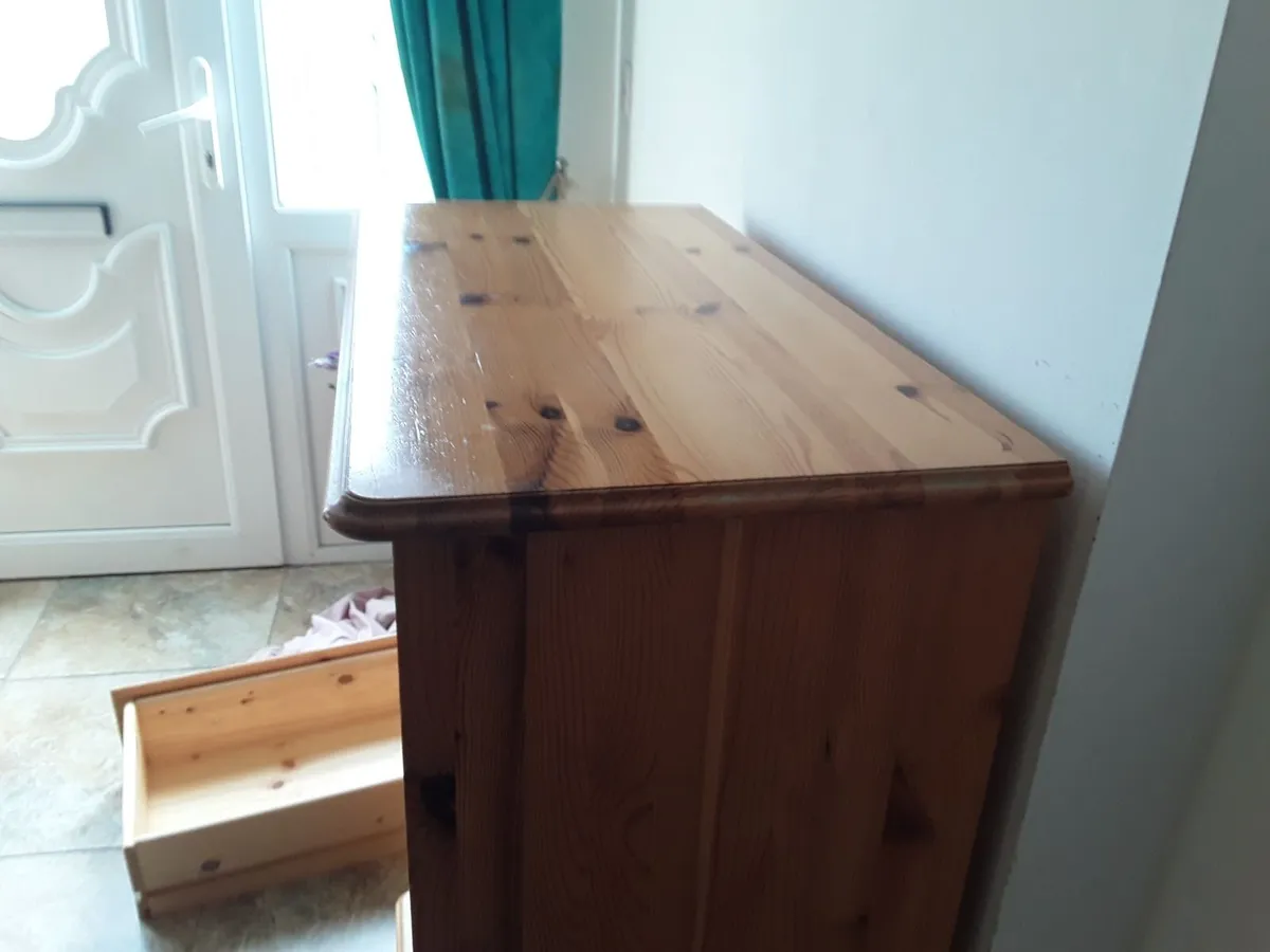 Heavy strong sturdy solid pine chestodores - Image 4