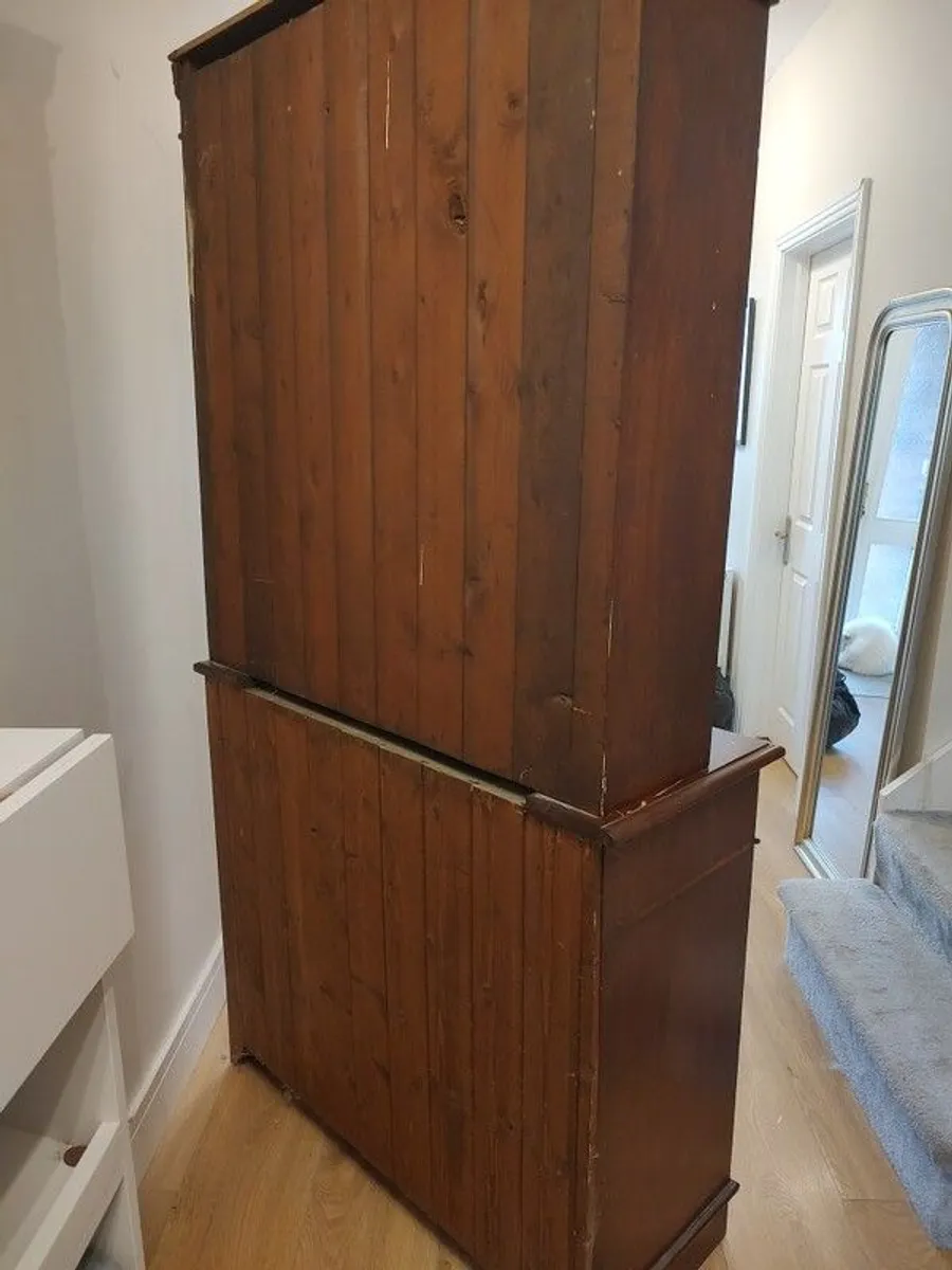 Early to mid 20th century Irish inlaid mahogany Gl - Image 2