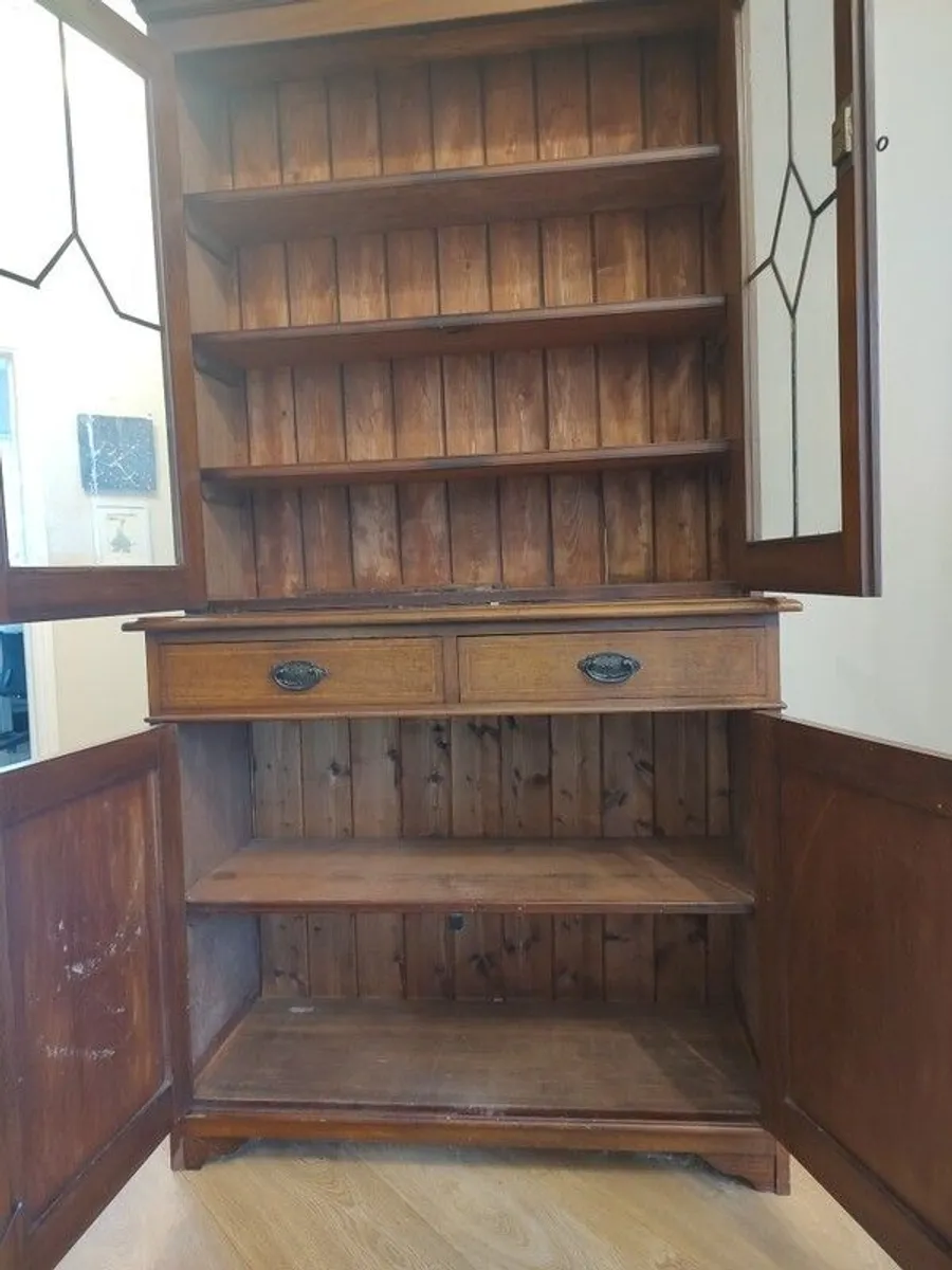Early to mid 20th century Irish inlaid mahogany Gl - Image 3
