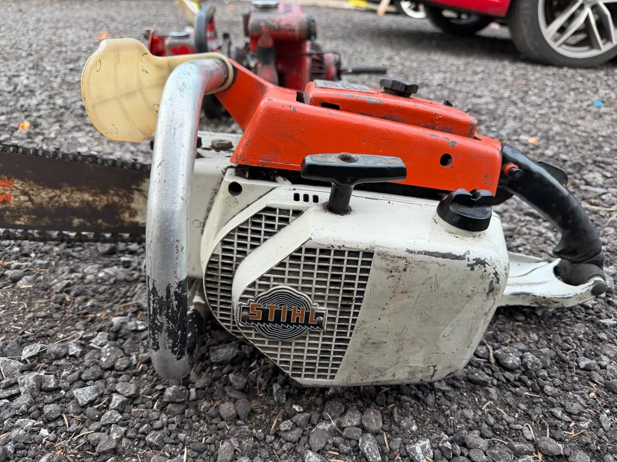 Rare 1960s Vintage stihl 075 AV 32” bar - Image 3