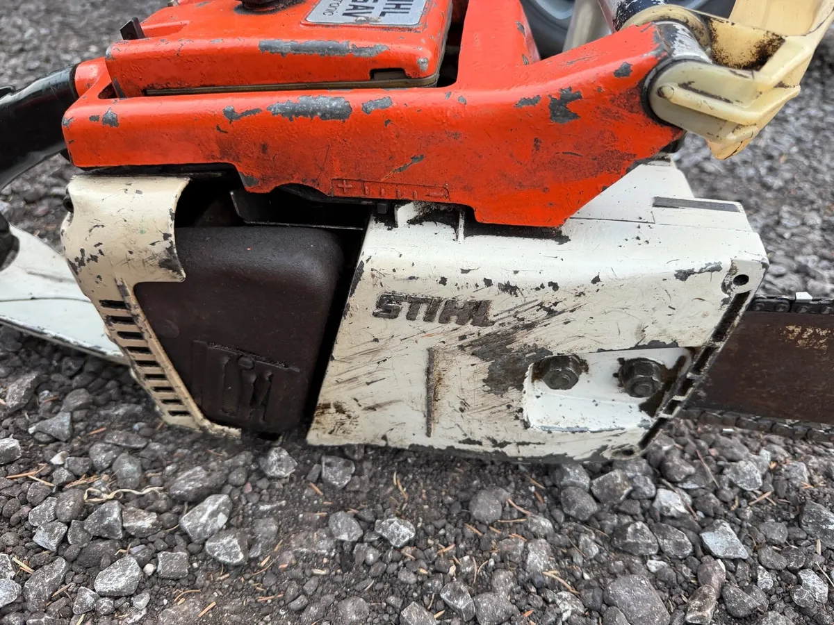 Rare 1960s Vintage stihl 075 AV 32” bar - Image 4