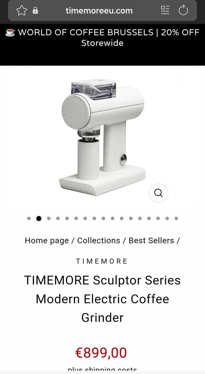 TIMEMORE Sculptor Coffee Grinder+Brewista kettle - Image 1