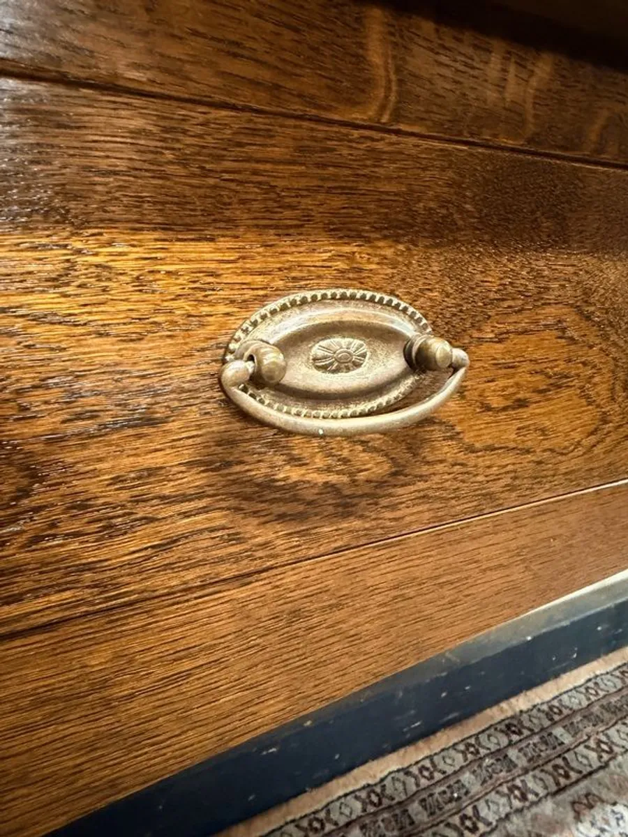 FLASH SALE ! Was 450 Now 360 ! French Rustic Farmhouse Oak Console Table - Image 3
