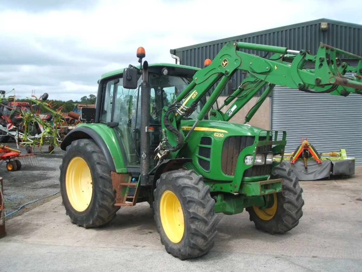 2008 John Deere 6230 with John Deere 583 loader - Image 1