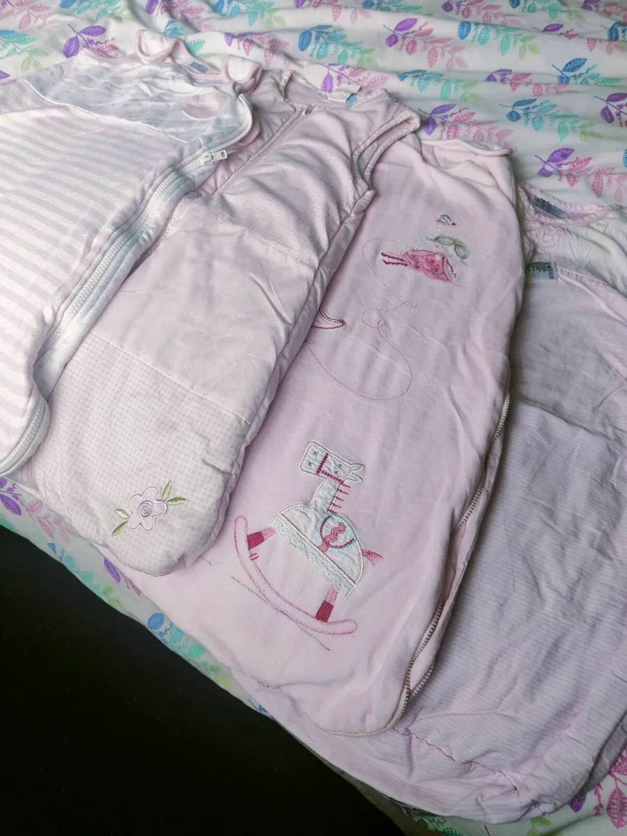 Baby sleeping bags 0-6mths (girl)