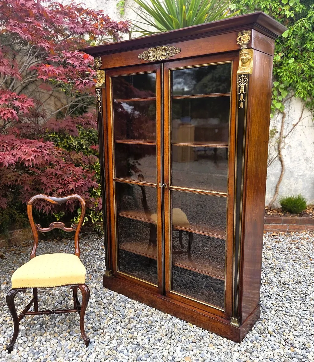 Antique French Display Bookcase- Circa 1890 - Image 1