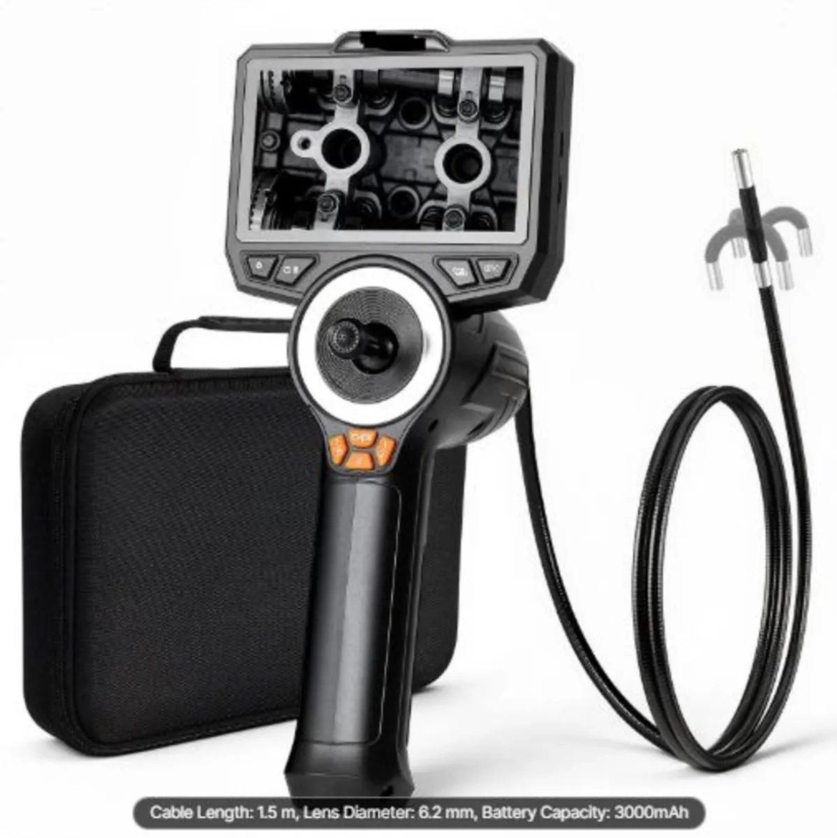 Articulating Endoscope with Light, 4-Way 360° - Image 1