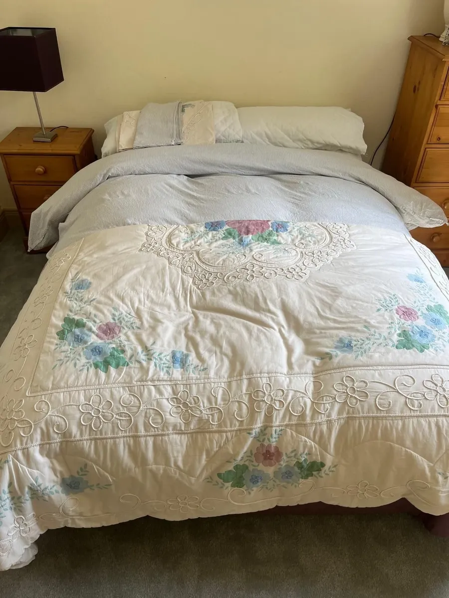Double Bed Base & Mattress - Image 1