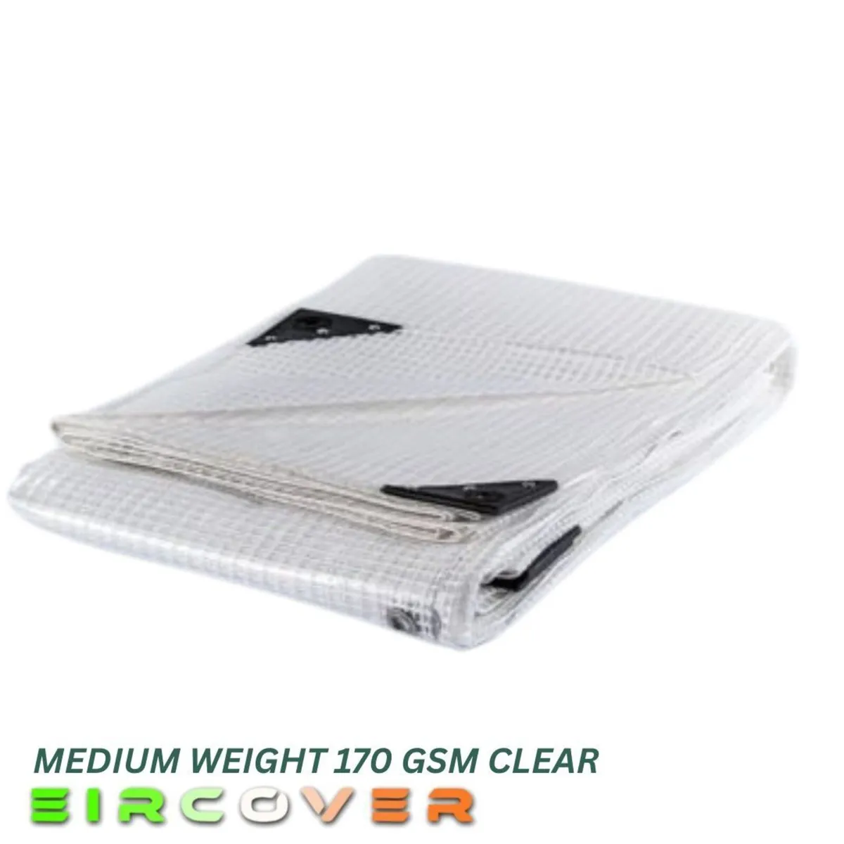 Glass Clear Tarpaulin 3m x 4m (10' - 13') 310 gsm - Image 4