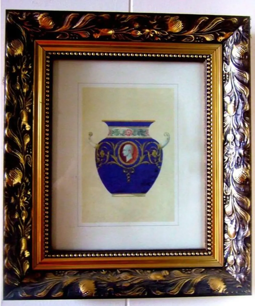 Set of 3 Matching Vintage Framed Classical Prints - Image 1