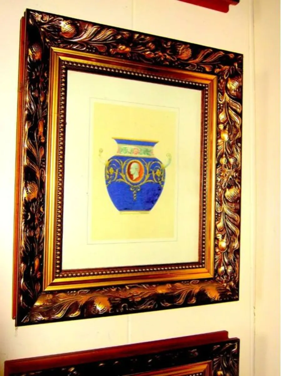 Set of 3 Matching Vintage Framed Classical Prints - Image 3