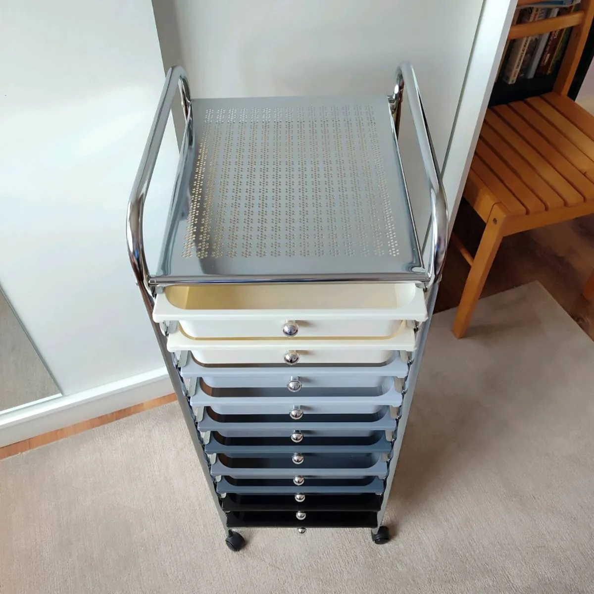 10 drawer storage trolley - Image 4