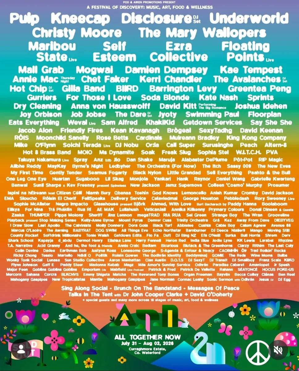All together now weekend camping ticket