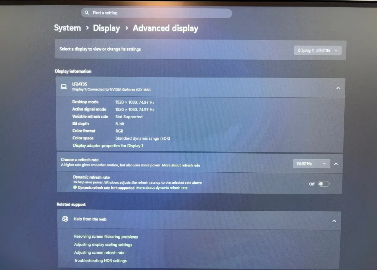 Dell P2219H 22” Full 1080p HD Monitor - Image 2