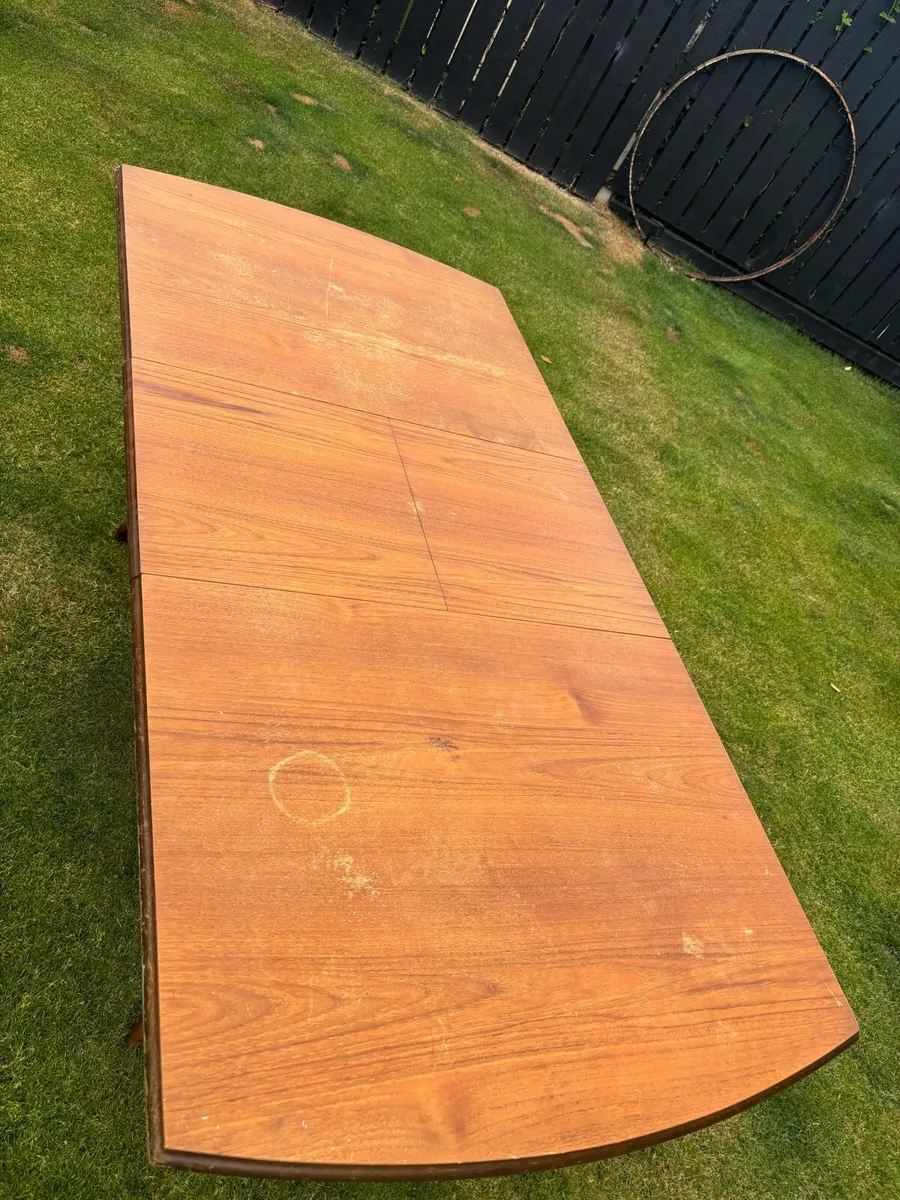Mid century teak dining table - Image 2