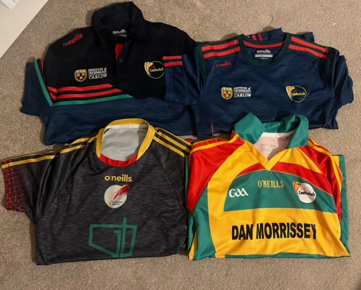 Carlow Gaa tops x 4 . - Image 1