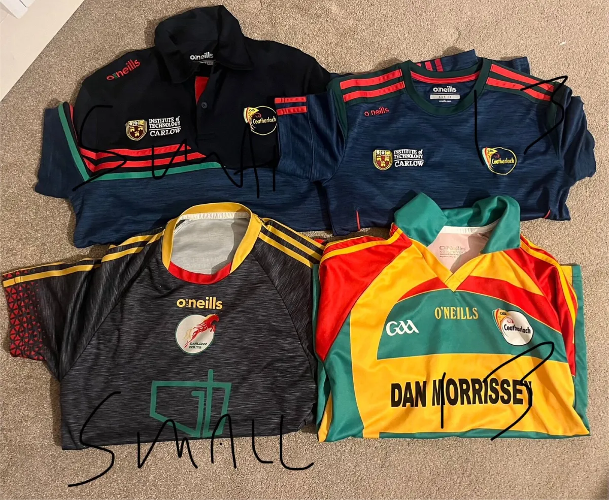 Carlow Gaa tops x 4 . - Image 2