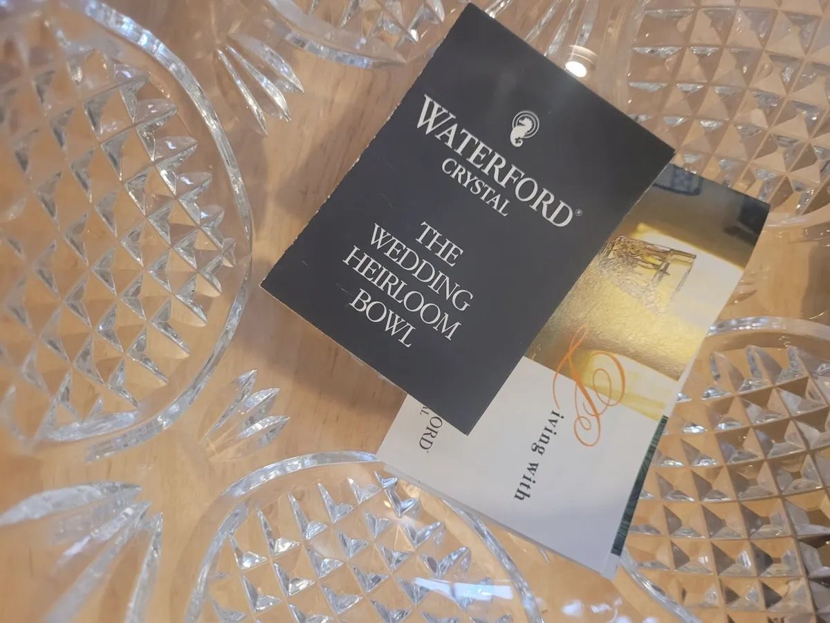 Waterford Crystal 8 inch Wide Footed Bowl - Image 3