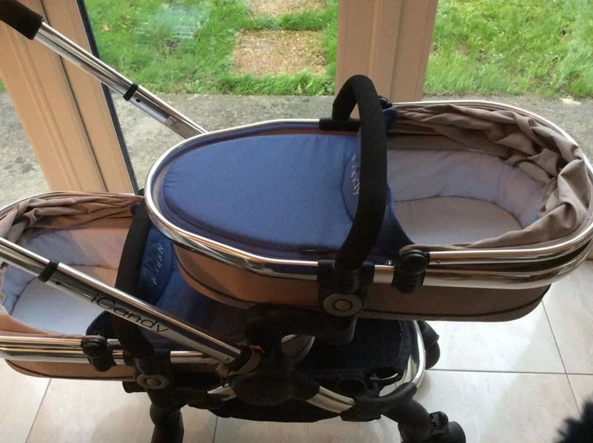 icandy peach blossom twin travel system - Image 2