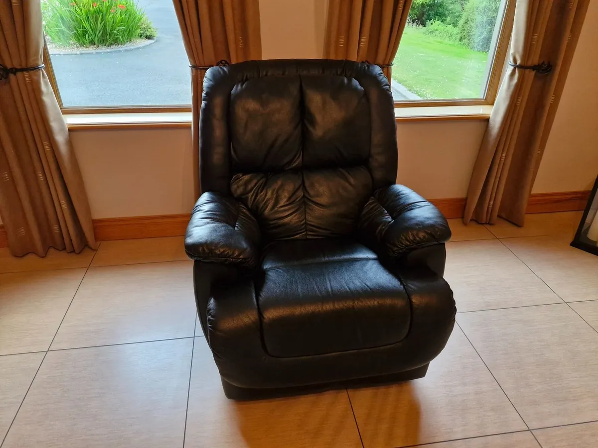 Leather Reclining Suite 3 Piece Suite 3-1-1 - Image 1