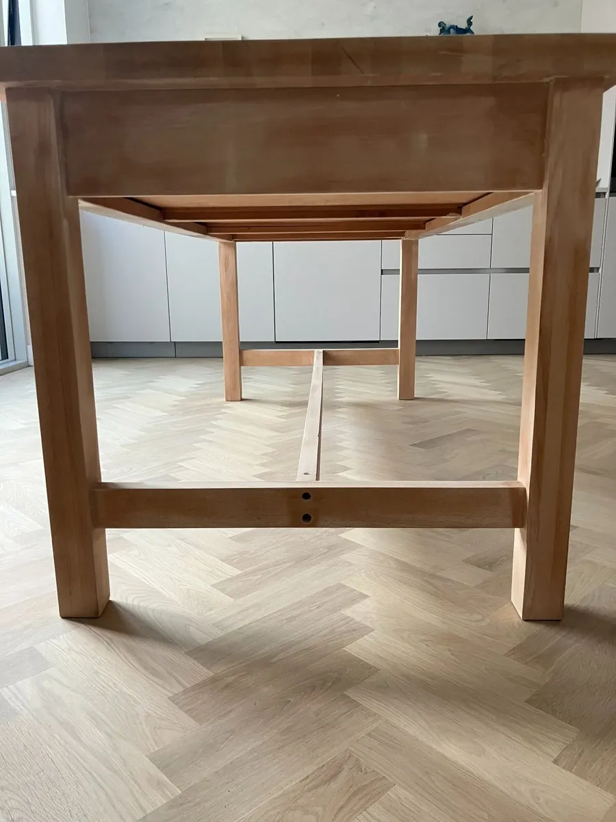 Dining Table Solid Natural OAK - Image 3