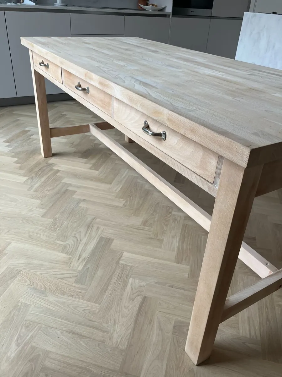 Dining Table Solid Natural OAK - Image 1