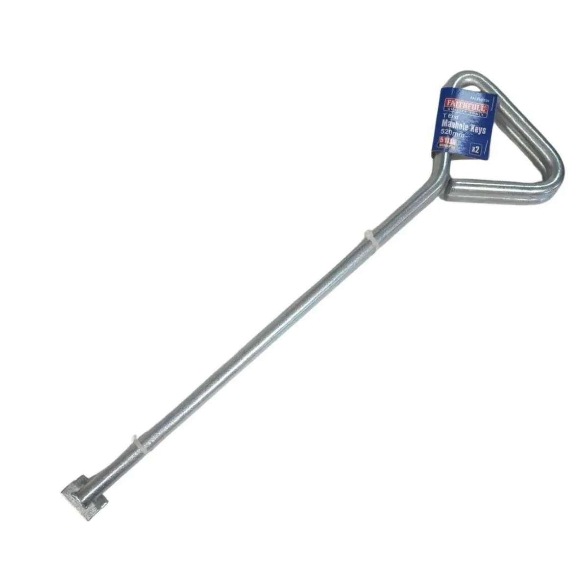 Faithfull Manhole Keys (Pair) 520MM - Image 1