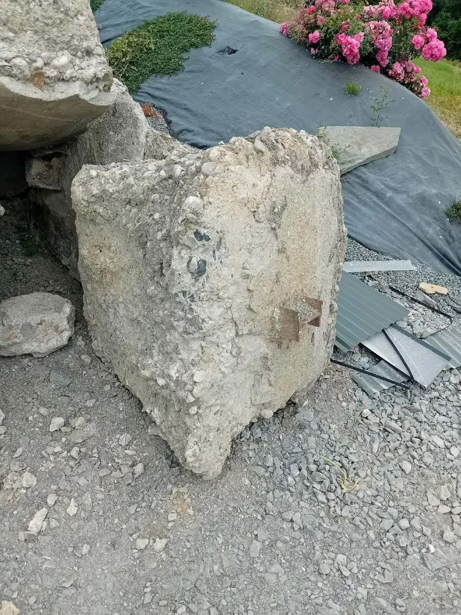 Concrete footings FREE TO TAKEAWAY - Image 4
