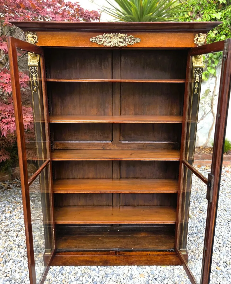 Antique French Display Bookcase- Circa 1890 - Image 4