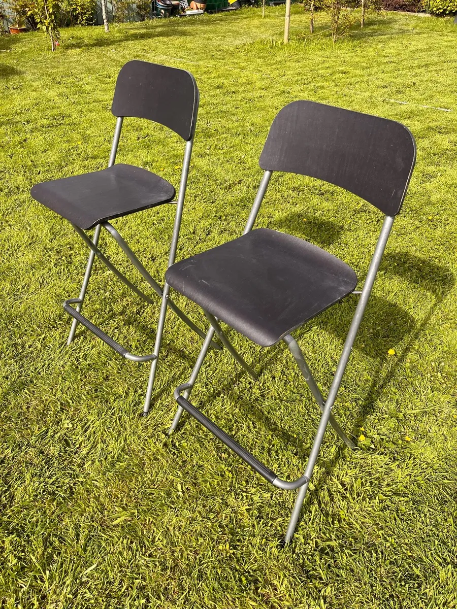 2x Ikea Franklin Bar Stools - Image 1