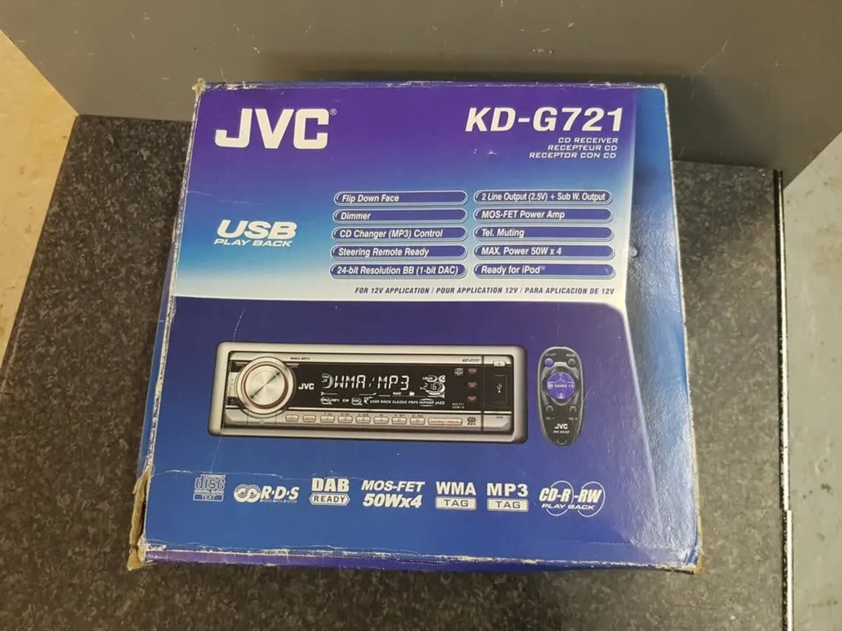 MINT JVC KD-G721 RETRO CAR STEREO - FOR SALE - Image 1