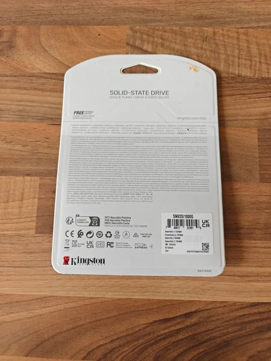 New 1TB Kingston NVMe M.2 SSD PCIe 4.0 - Image 2
