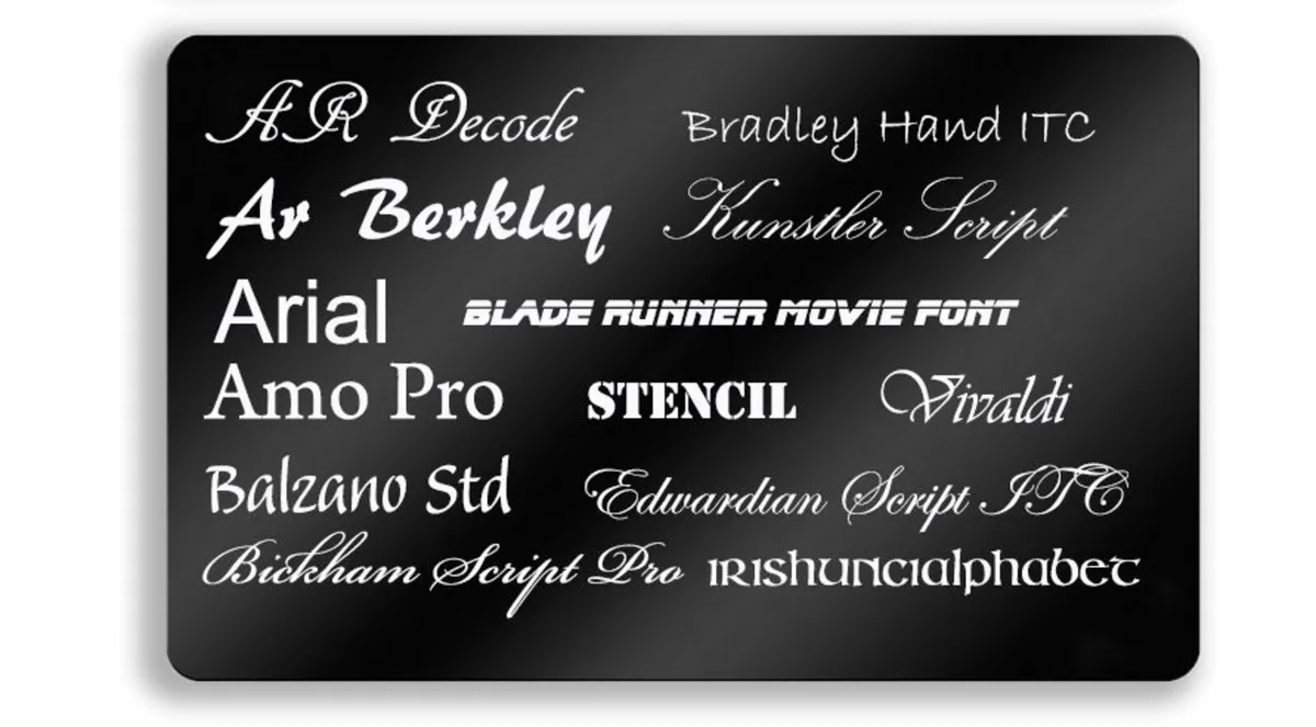 Quality Metal Business Cards or Name plates - Image 3