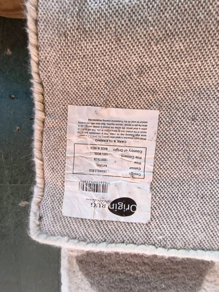 Beautiful wool rug 50euro - Image 2