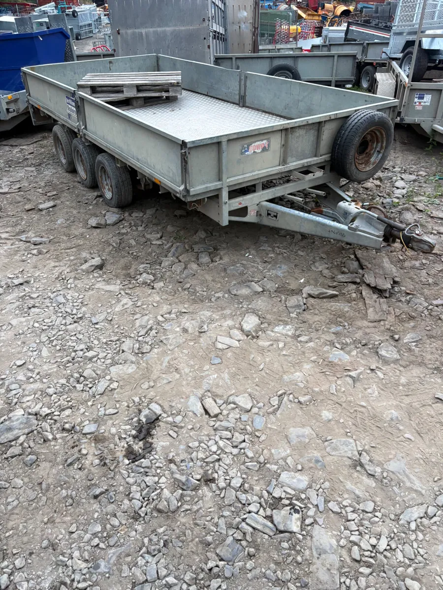Ifor Williams 14ft dropside trailer - Image 1