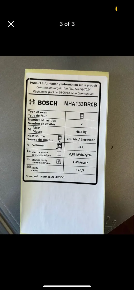NEW Bosch Double Oven - Image 3