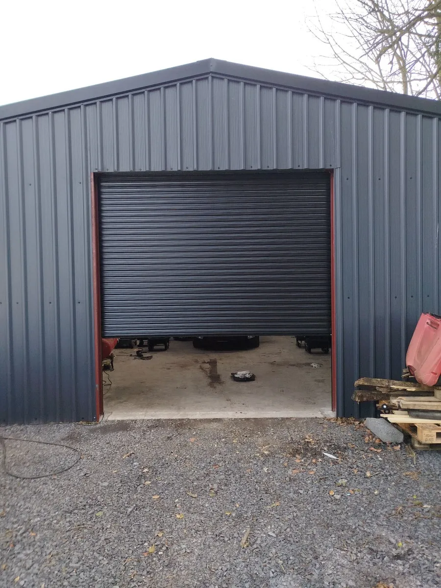 insulated  roller  door  2.5  x  2.5,  black - Image 2