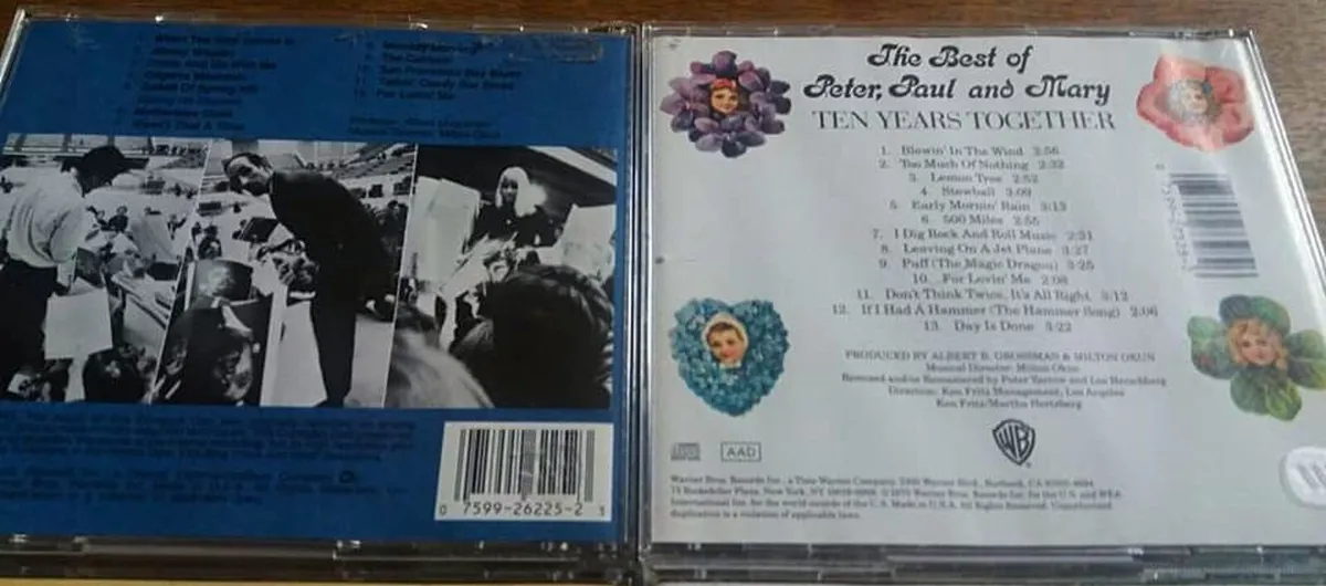 5 rare PETER,PAUL & MARY cds...mint - Image 4