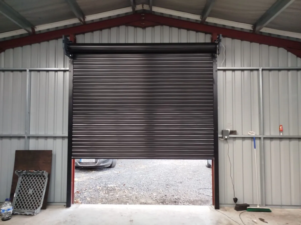 insulated  roller  door,  black,  new - Image 3