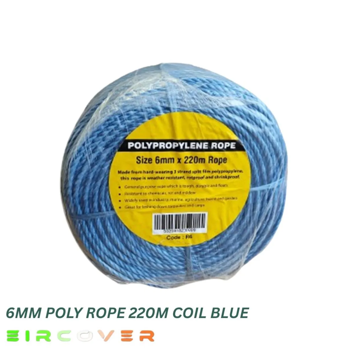 Mini Coil Rope- 6mm / 220m - White - Image 2