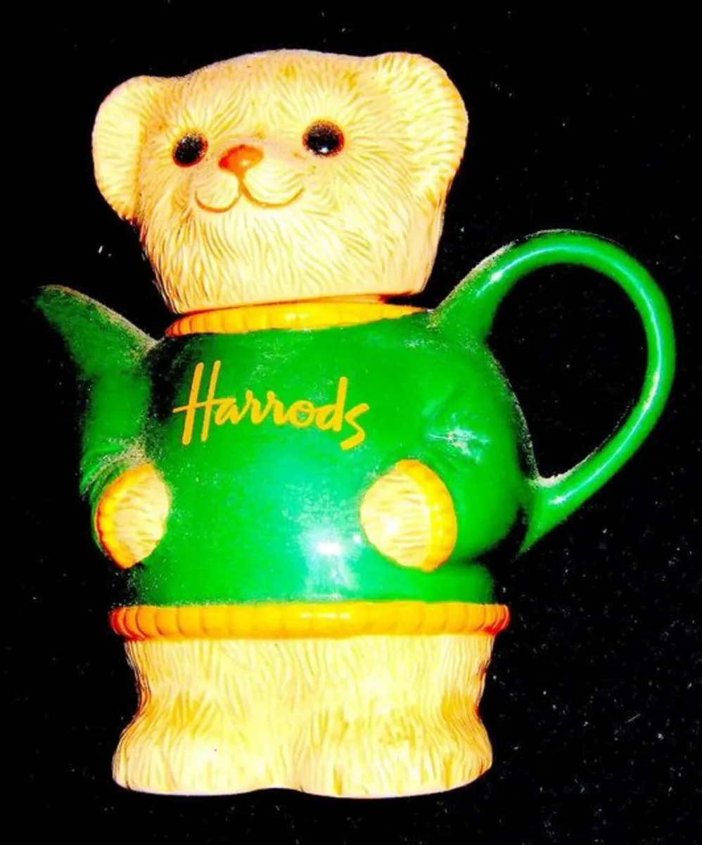 Vintage Harrods Ceramic Teddy Bear Teapot - Image 4