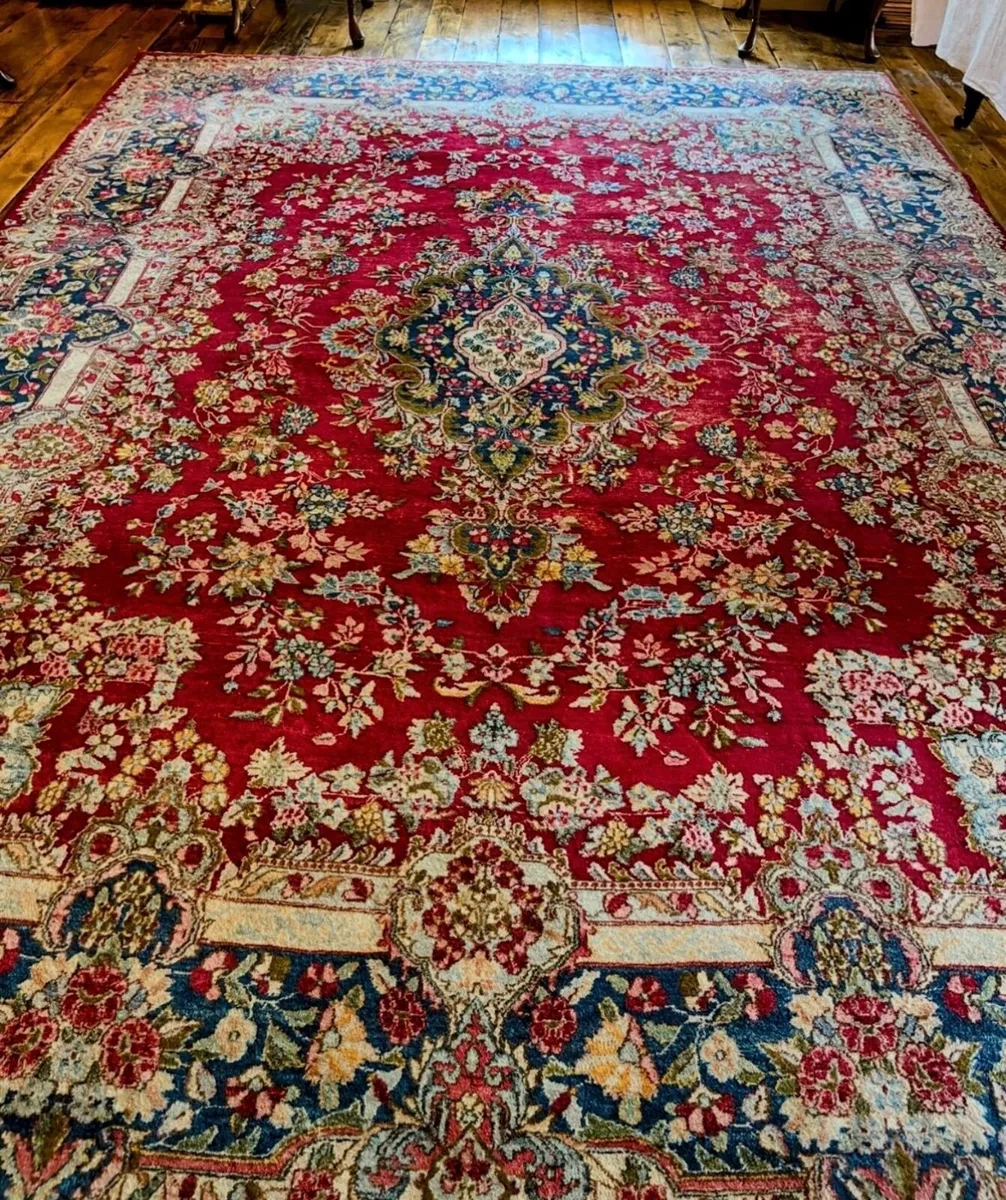 Original Hand Knotted Antique Rug - Image 4